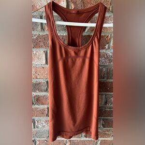 Lululemon Rust Racerback Swiftly Tank Top - Size 8
